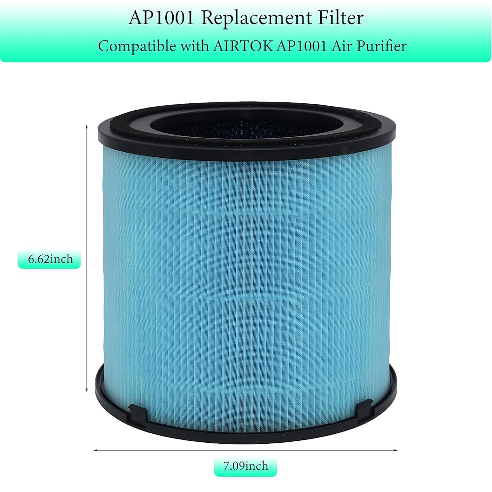 AIRTOK 空気清浄機 AP1001 交換用フィルター H13 71StCC7QLQL._UF350,350_QL80_.jpg